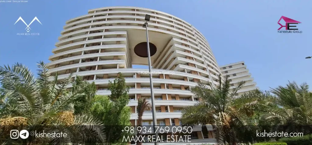 رهن آپارتمان 62 متری برج کرانه کیش – یکخواب برج کرانه