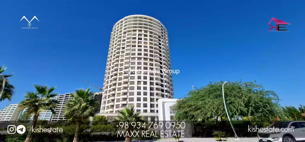 آپارتمان 60 متری یکخواب در برج شاراکس کیش